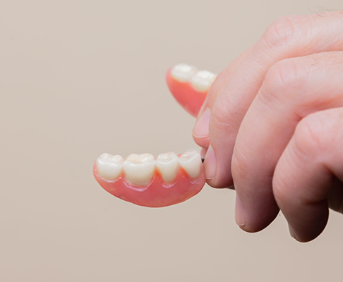 Model of dentures